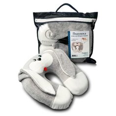 Анатомическая подушка OrtoCorrect для путешествий Турист «Заяц» 27x27,высота 10 см 6343713