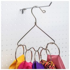 Вешалка для аксессуаров, 5 колец, L=18, цвет хром 1886112 Сима ленд