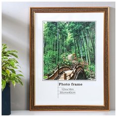 Фоторамка пластик 30х40 см "Горький шоколад с карамелью" 43,4х33,5х2 см 5037788 Сима ленд