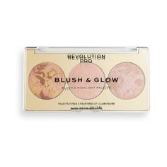 REVOLUTION Набор для лица 3 В 1 Blush & Glow peach glow