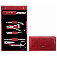 Маникюрный набор, INOX красный, ZWILLING