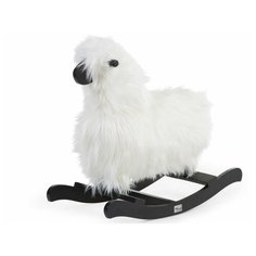 Качалка-овечка Childhome Rocking sheep white/black
