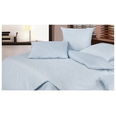 Постельное белье евростандарт ECOTEX Гармоника Генри, сатин, 50 х 70 и 70 х 70 см, голубой