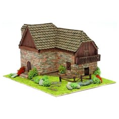 Сборная модель из керамики Domus Kits Деревенский дом №11, конструктор, Масштаб 1:50, DMS40308