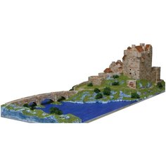 Сборная модель из керамики Aedes Ars Замок Eilean Donan, конструктор, Масштаб 1:135, ADS1011