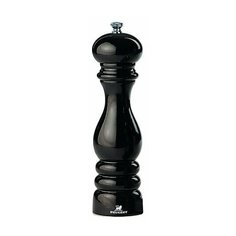Мельница для соли деревянная 18 см, черная лакированная Paris Laque Noir, PEUGEOT