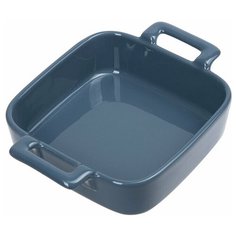 ФОРМА для запекания 130х130х40мм с двумя ручками синяя "Corone Colore"
