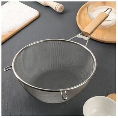 Сито с ручкой "Стандарт" d=24 см 1054789 Доляна
