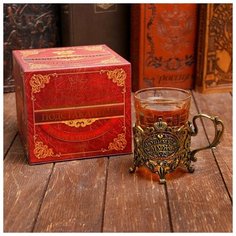 Подстаканник со стаканом "Любимый муж", 11,3 х 11,5 х 7,3 см 839699 Семейные традиции