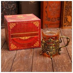 Подстаканник со стаканом "Лучший банщик", 11,4 х 9,3 см 5099491 Семейные традиции