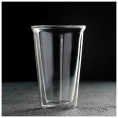 Стакан с двойными стенками "Марте" 350 мл, 9х9х13 см 1849157 Сима ленд