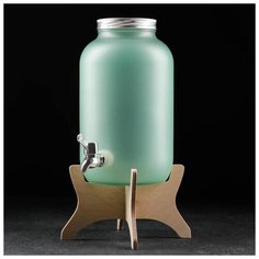 Кувшин 4,25 л "Зеленый", с краником и подставкой 5503454 Сима ленд