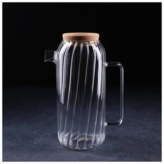 Графин с крышкой "Эко" 1600 мл, 16х11х25 см 5078982 Сима ленд