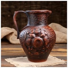 Кувшин 2,5 л "Фрукты" красная глина 508618