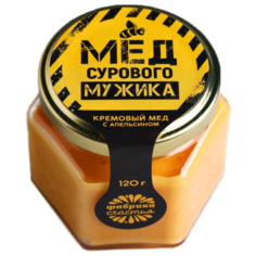 Крем-мед Фабрика Счастья Крем-мед с апельсином Мед сурового мужика 120 г