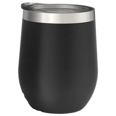 Удобная компактная термокружка из двойной нержавеющей стали для горячих и холодных напитков (черная), Blonder Home BH-WG-01