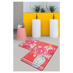 Комплект ковриков для ванной 2 шт, 60x100 см, 50x60 см, 8682125941837 Chilai Home