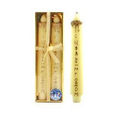 Н.г.свечи со свечками С Новым годом 25см 2шт.в подар.кор.2цв. Snowmen