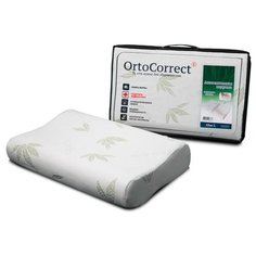Анатомическая подушка OrtoCorrect Aloe Vera L 58x38, валики 10/12 6343702