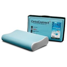 Анатомическая подушка OrtoCorrect Termogel L с гелевой вставкой 58х38, валики 10/12 6343704