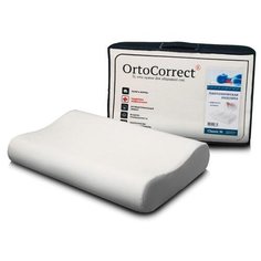 Анатомическая подушка OrtoCorrect Classic M 58х37, валики 9/11 6343697