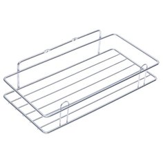 Полка 1 ярус, прямая, цвет хром зеркальный 2564487 Сима ленд