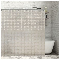 Штора для ванной "Дисперсия", 180х180 см, полиэстер 1385680 Доляна