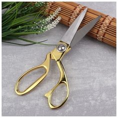 Ножницы закройные 8" L-20см скош лезвие 8,5см золотой коробка 123270 Сима ленд