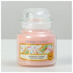 Свеча ароматическая в банке Радужное печенье Rainbow cookiei, 104гр, 25-45 ч 6074695 Yankee Candle