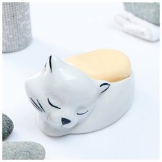 Мыльница "Кошка" 1802472 Хорошие сувениры