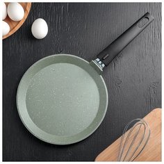 Сковорода блинная 22 cм "Фисташковый мрамор" АП 4743141 Kukmara