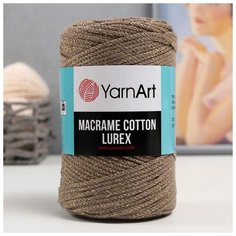 Пряжа "Macrame cotton lurex" 75%хлопок, 13%полиэст., 12%металлик 205м/250гр (735) 5504908 Yarn Art