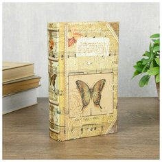 Шкатулка-книга дерево "Музыка природы" шёлк 21х13х5 см 680661 Сима ленд