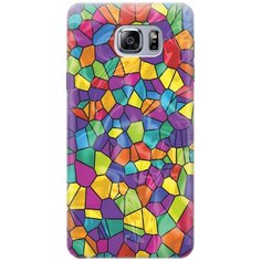 Cиликоновый чехол на Samsung Galaxy Note 5 / Самсунг Ноут 5 с принтом "Яркая мозаика" Gosso