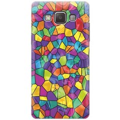 Cиликоновый чехол на Samsung Galaxy A5 / Самсунг А5 с принтом "Яркая мозаика" Gosso