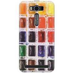 Cиликоновый чехол на Asus Zenfone 2 Lazer (ZE500KL) / Асус Зенфон 2 Лазер (ЗЕ500КЛ) с принтом "Палитра красок" Gosso