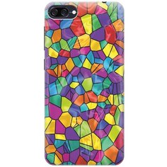 Cиликоновый чехол на Asus Zenfone 4 Max (ZC520KL) / Асус Зенфон 4 Макс (ЗЦ520КЛ) с принтом "Яркая мозаика" Gosso