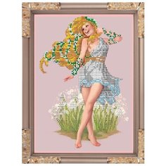 Набор для вышивания бисером "Летний танец", 20x24.6 см Светлица