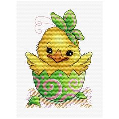 Набор для вышивания М №09 №229 "Пасхальный цыплёнок" 13 х 18 см Жар Птица