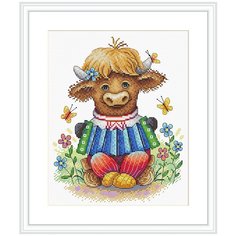 "М.П.Студия" набор для вышивания М №22 №526 "Веселый гармонист" 23 х 18 см Жар Птица