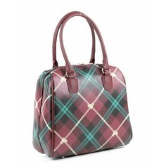 Сумка Медведково полосатая искусственная кожа