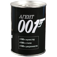 Сувенир банка "Агент 007" 10х7,3х7,3 см внутри: галстук-бабочка 3622861 Сима ленд