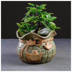 Кашпо керамическое "Морское" 15*15*11см 5274519 Take It Easy