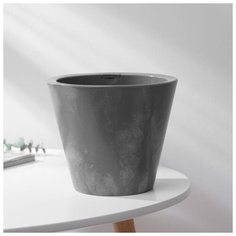 Кашпо "Классика" 3л, цвет бетон 6581388 Сима ленд