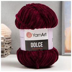 Пряжа "Dolce" 100% микрополиэстер 120м/100гр (780 слива) 5498060 Yarn Art
