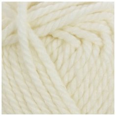 Пряжа "Осенняя" 25% шерсть, 75% ПАН 150м/200гр (01-Белый) 2444291 Пехорка