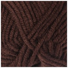 Пряжа "Lanagold plus" 49% шерсть, 51% акрил 140м/100гр (26 коричневый) 2857561 Alize