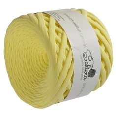 Пряжа трикотажная широкая "Saltera" 100м/300гр, ширина 7-9 мм (27 св.желтый) 4534570