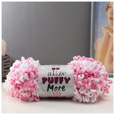 Пряжа "Puffy more" 100 % микрополиэстер 11,5м/150г (6267) 6031182 Alize