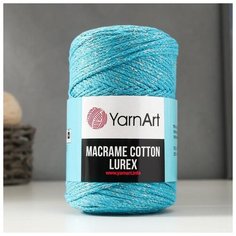 Пряжа "Macrame cotton lurex" 75%хлопок, 13%полиэст., 12%металлик 205м/250гр (733) 5504905 Yarn Art